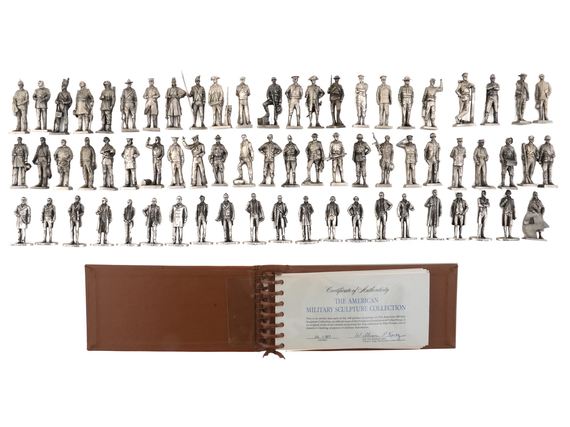 FRANKLIN MINT AMERICAN MILITARY SCULPTURE COLLECTION PIC-